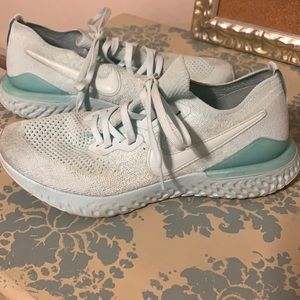 Nike epic react tennis shoes Gift box blue sz 9.5